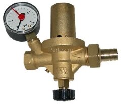 Клапан подпиточный WATTS ALIMAT ALOMD с латунной крышкой, с манометром MHR 50/4x1/4”