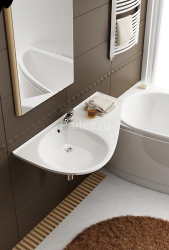 Раковина - столешница Ravak AVOCADO COMFORT, белая (XJ9P1100000)