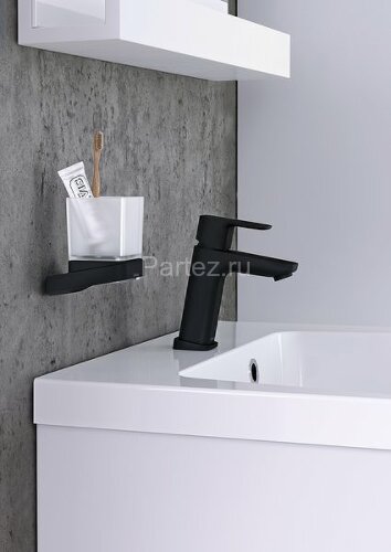 Стакан для зубных щеток Ravak 10° черный матовый (X07P557)