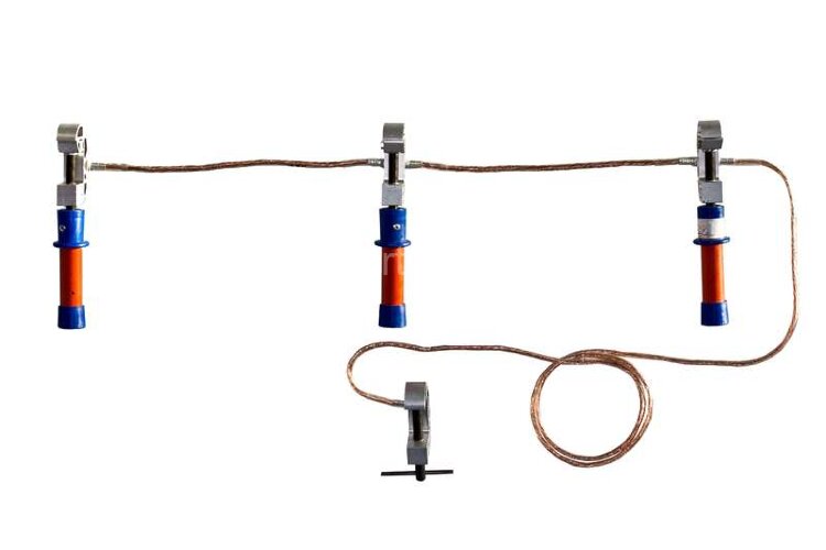 Заземление переносное ПЗРУ-1 Д для распред. устр. до 1кВ 16кв.мм Диэлектрик Д157668