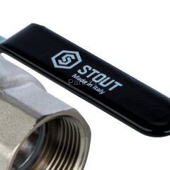 Кран шаровой полнопроходной ВР/ВР рычаг 1. 1/4" Stout