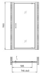 Душевая дверь Gemy Sunny Bay S28150