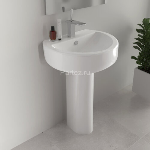 Раковина Sanita Luxe Best Luxe 55, белая (BSTSLWB01)