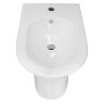 Биде напольное Azario FRETTA ROUND Размер 540х340х400 мм, белый