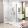 Душевая дверь Ravak CHROME распашная 100х195, толщина полотна 6мм универсальная, цвет профиля белый