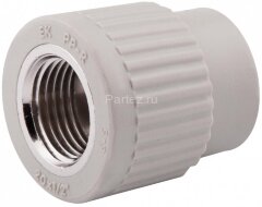 Муфта комбинированная PPR-ВР D32х3/4" Ekoplastik