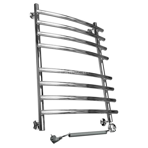 Полотенцесушитель электрический ДВИН R Primo Electro 80/50 К ТЭН справа, полированный (4627176477793