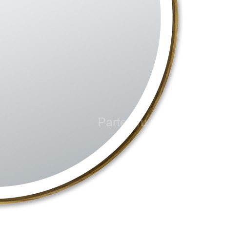 Зеркало AZARIO Diana D800 с подсветкой, сенсорный выключатель с функцией диммера, в алюминиевой раме