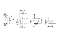 HALL Низ к унитазу напольный