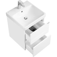 Тумба под раковину Aquaton Сканди 45 432x510x427 подвесная, белая (1A251601SD010)