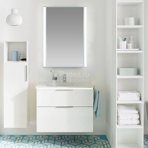 Зеркало-шкаф AZARIO Quito 500х700 с подсветкой, механическая кнопка включения (AZ-ZC-031CS)