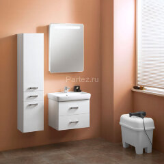 Тумба под раковину AQUATON Америна 60, белая (1A135401AM010)