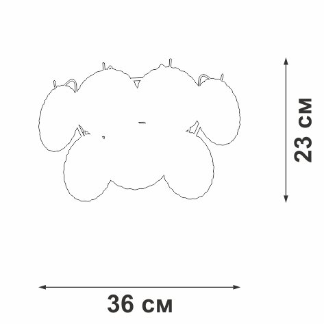 Бра Vitaluce V5295-8/2A