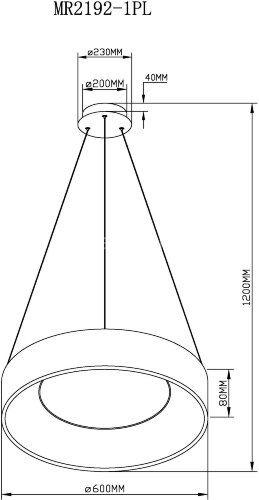 Подвесной светильник MyFar MR2192-1PL