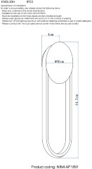 Бра Crystal Lux NINA AP18W LED BRASS