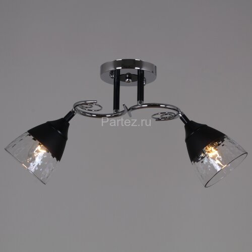Потолочная люстра Reluce 70139-3.3-02 CR+BK