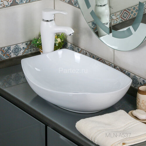 Накладная раковина melana mln-78413(a537)