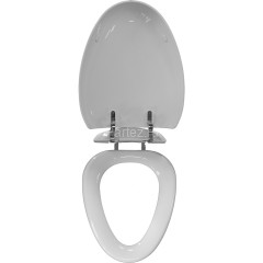821BS сиденье для унитаза пластик с микролифтом, белое MELANA