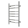 Полотенцесушитель водяной AZARIO RAVENNA 500/800 7 секций, боковое подключение, 1", хром (AZ07558)