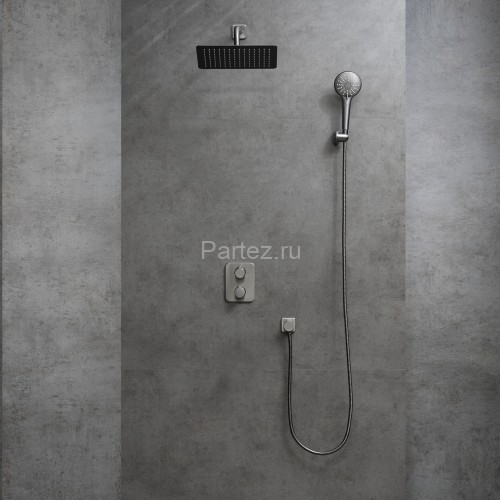 Смеситель Lemark Bronx LM3749GM для ванны и душа термостатический, встраиваемый