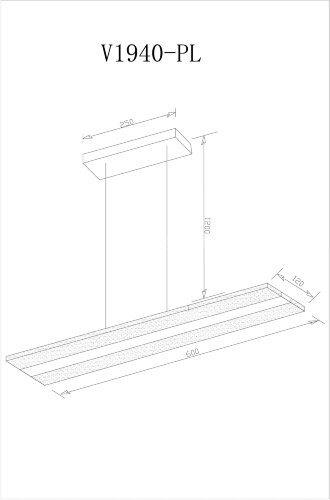 Подвесной светильник Moderli V1940-PL