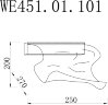 Настенный светильник Wertmark WE451.01.101