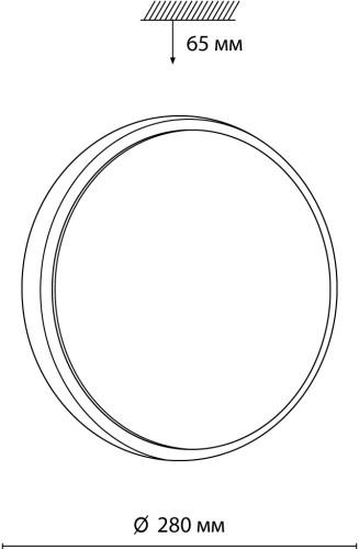 Настенно-потолочный светильник Sonex 7628/AL