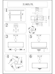 Потолочная люстра Newport 31805/PL