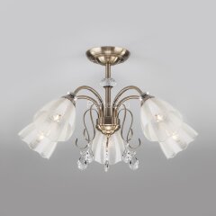 Потолочная люстра Eurosvet 30155/5 античная бронза