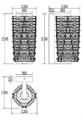 Бра Maytoni MOD124WL-L6CH3K