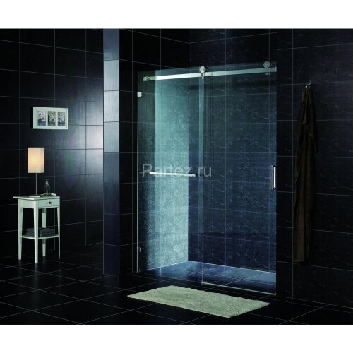 Душевая дверь Roca AREA раздвижная 160х200, толщина полотна 8мм левая, цвет профиля хром