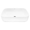 Раковина-чаша Creo Ceramique 500х400х140 накладная, прямоугольная, керамика, белый матовый (PU4200MR