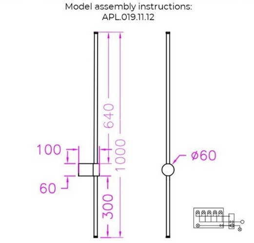 Бра Aployt APL.019.11.12