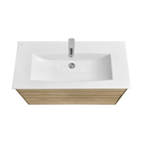 Тумба под раковину Aquaton Либерти 100, 2 ящика, дуб эльвезия (1A279601LYC70)