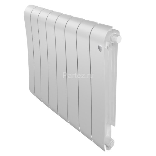 Радиатор биметаллический Royal Thermo Infinity 500 Bianco Traffico VR80 - 8 секц.