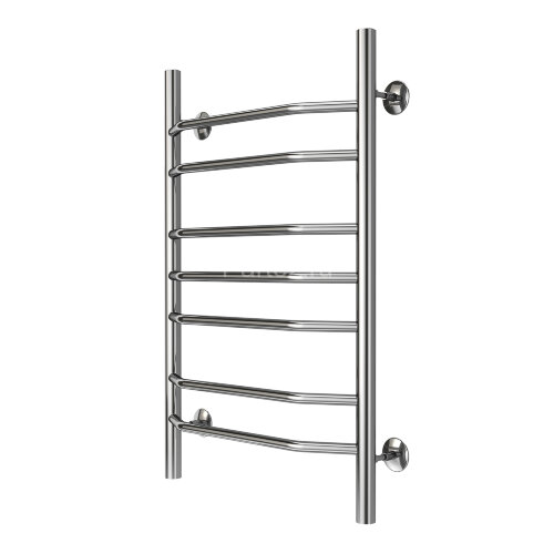 Полотенцесушитель водяной AZARIO RAVENNA 500/800 7 секций, нижнее/диагональное подключение, 1/2", хр