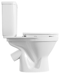 Унитаз-компакт Vitra Norm Blanc Duroplast 345х650х810, напольный, быстросьемное сиденье дюропласт с