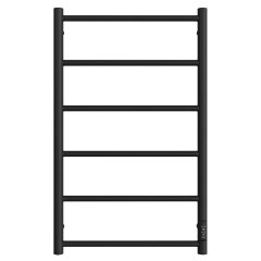 Полотенцесушитель электрический ДВИН J neo 80/50 1&quot;-1/2&quot; К диммер Чёрный матовый (4657763750640)