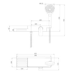 Смеситель Lemark Unibox LM6903CW для душа