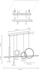 Подвесной светильник Velante 431-306-06