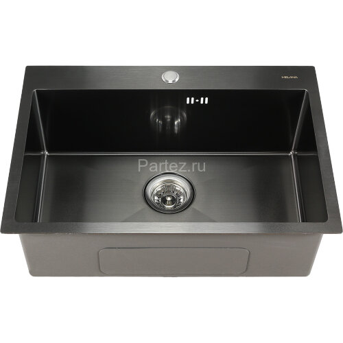 Мойка 6545 MELANA ProfLine 3,0/220 САТИН ГРАФИТ врезная прямоугольная D6545HB