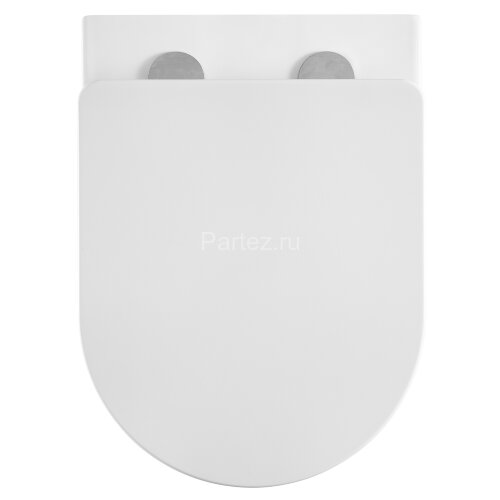 Унитаз подвесной Azario Grado 370х490х360 смыв "Торнадо", скрытое крепление, безободковый, в комплек