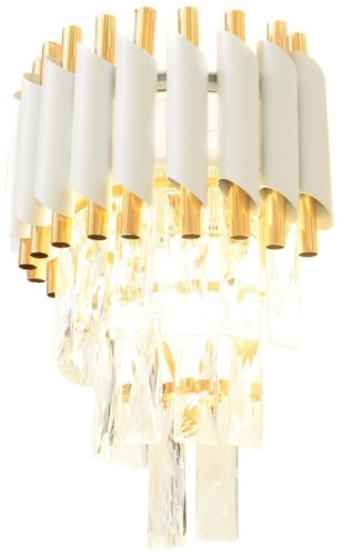 Бра Lumina Deco LDW 6003-2 WT+F.GD