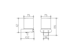 Дозатор жидкого мыла Keuco Elegance NEW, хром (11652019000)