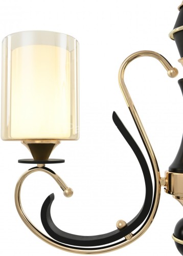 Подвесная люстра Arte Milano 302237/5 Bk/Gd