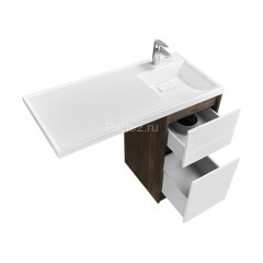 Тумба под раковину Aquaton Лондри 40 без фасада, дуб Кантри (1A267001LHDY0)