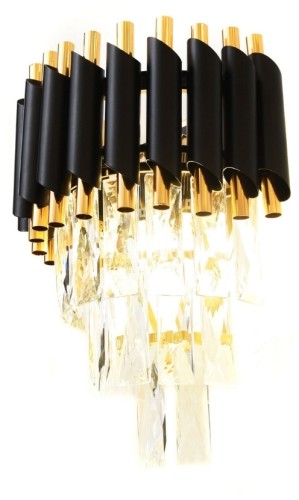 Бра Lumina Deco LDW 6003-2 BK+F.GD