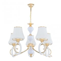 Подвесная люстра Arte Milano 302387/5 Wh/Gd