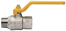 Кран шаровой газовый 1/2&quot; в-н рыч. ITAP