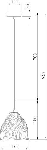Подвесной светильник Eurosvet 40077/1 белый